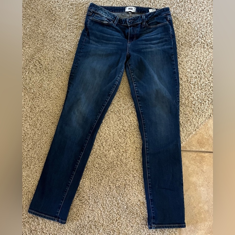 PAIGE Blue Skinny Jeans Versatile Style